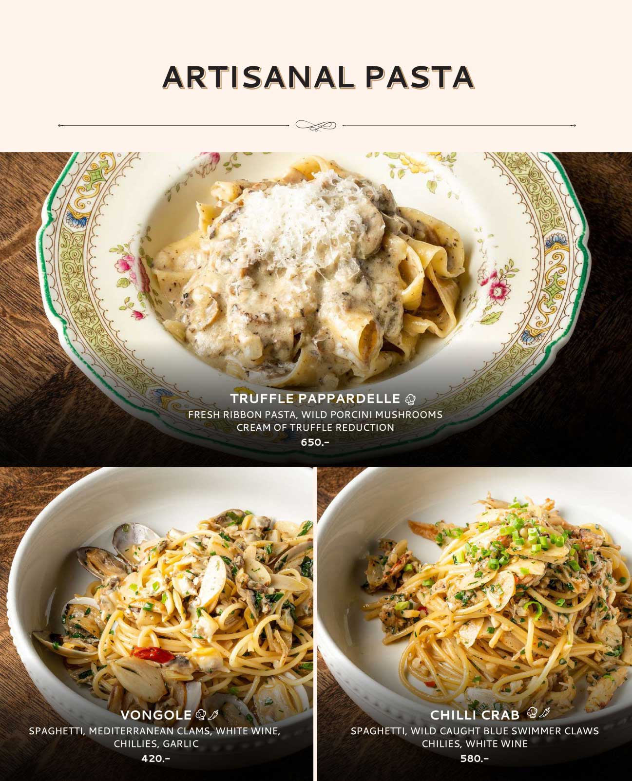 Contento Italian Restaurant | ร้านอาหารอิตาเลี่ยน Contento : QR Menu