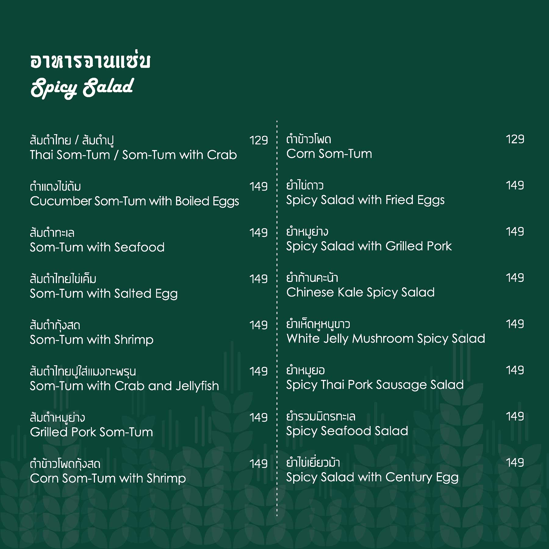 ประชาชื่น Retro Bar QR Menu