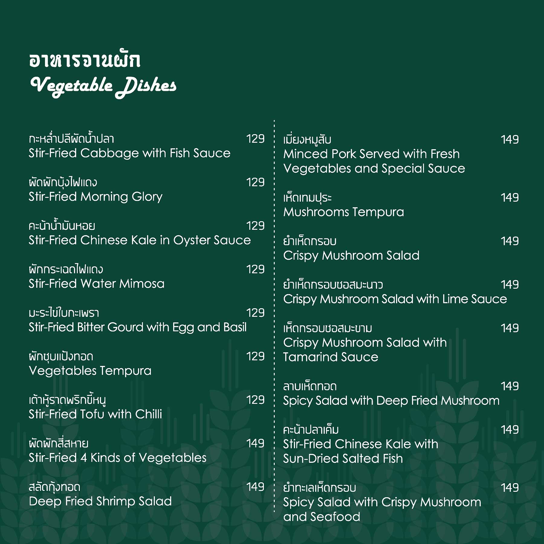 ประชาชื่น Retro Bar QR Menu
