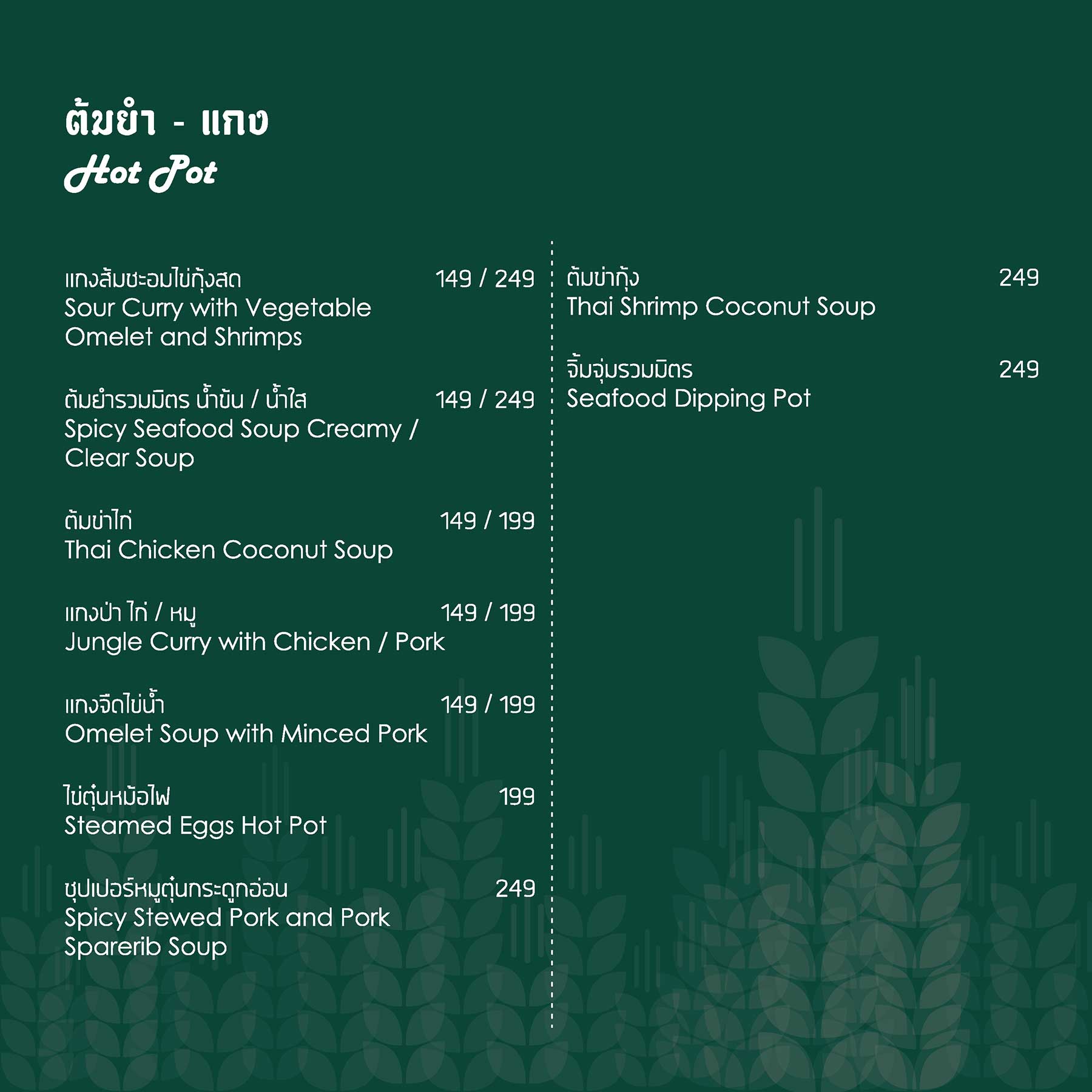 ประชาชื่น Retro Bar QR Menu